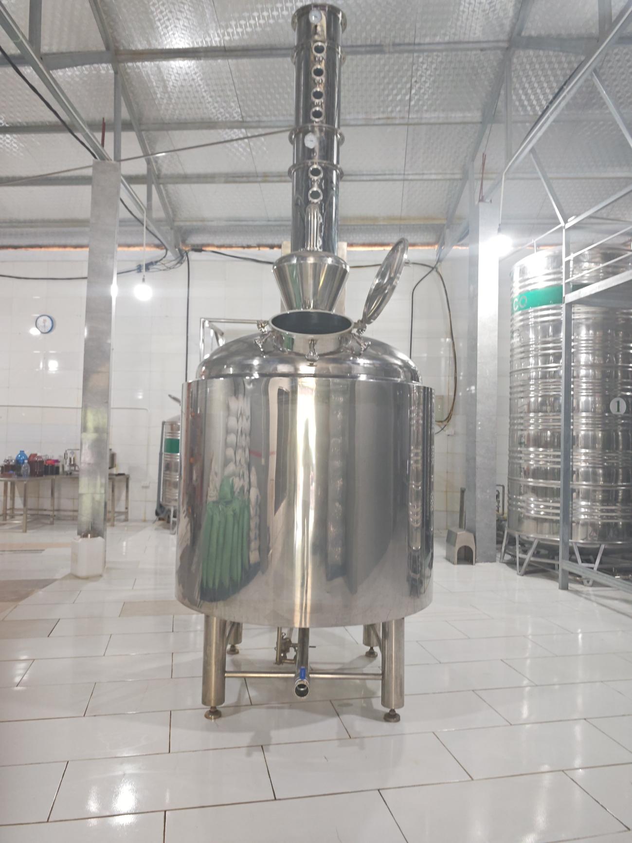 Nồi inox đường hóa, dịch hóa tại nhà máy